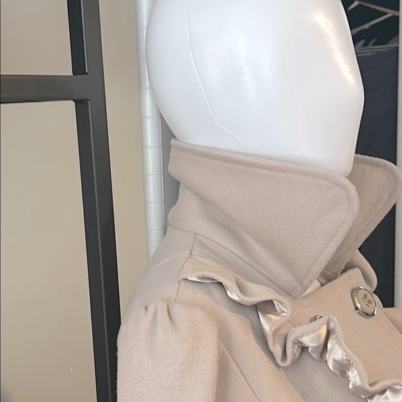 Atmosphere Women's Cream Double-Breasted Pea Coat from the south of France 🇫🇷 - Picture 8 of 14